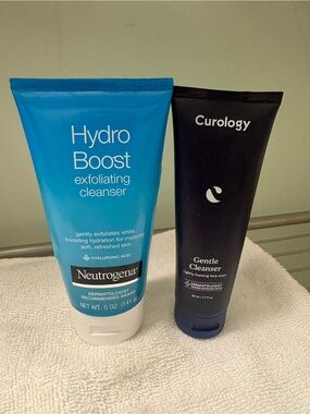 Two acne wash treatments curology, neutrogena brand new